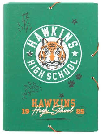 Složka s klopami Stranger Things: Střední škola Hawkins (26 x 34 x 2 cm)