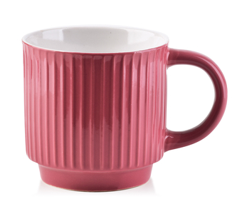 SALLY STRIPES PINK Kubek 360ml 9x13xh9cm SALLY STRIPES PINK Kubek 360ml 9x13xh9cm