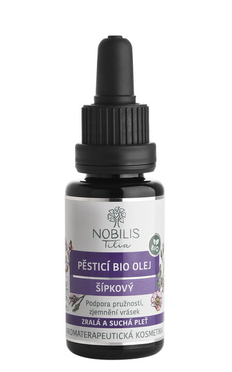 Pěsticí BIO olej šípkový 20 ml fialové sklo