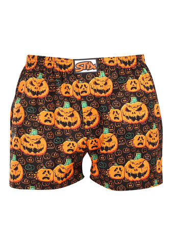 Pánské trenky Styx art klasická guma Halloween dýně (A1755) M