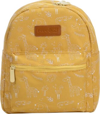FreeON Dětský předškolní batoh Zvířátka žlutý