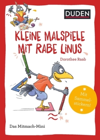 Duden Minis (Band 40) - Kleine Malspiele mit Rabe Linus