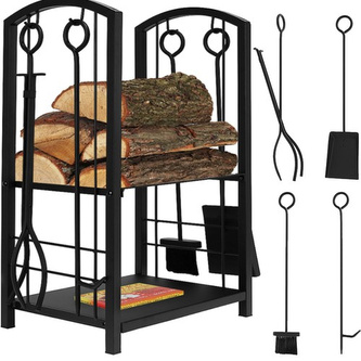 Krbové nářadí a stojan na dřevo Kaminer PK011