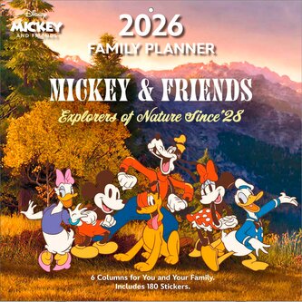 MICKEY & FRIENDS - Familienplaner im Format 30 x 30