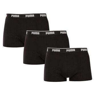 3PACK pánské boxerky Puma černé (701234187 001) XXL