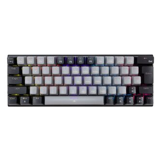 White Shark herní mechanická klávesnice WAKIZASHI 2, červený SW, CZ/SK layout, šedo-černá(GK-002715V