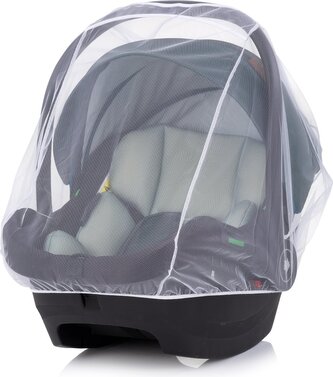 CHIPOLINO Univerzální moskytiéra na autosedačku White