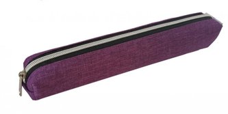 Piórnik Mini textile fioletowy NARCISSUS