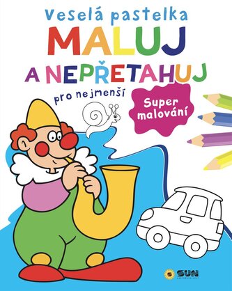 Veselá pastelka Maluj a nepřetahuj