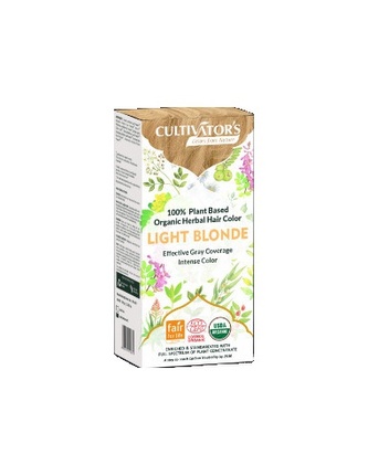 CULTIVATOR: Organická rostlinná barva na vlasy-SVĚTLÁ BLOND 100g  K2526