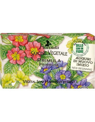 FLORINDA-ŘEKNI TO KVĚTINOU: Rostlinné mýdlo „Prvosenka“ 100g TML K2114