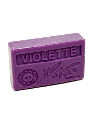 Mýdlo s bio arganovým olejem - Violette (Fialka) 100g TML F183
