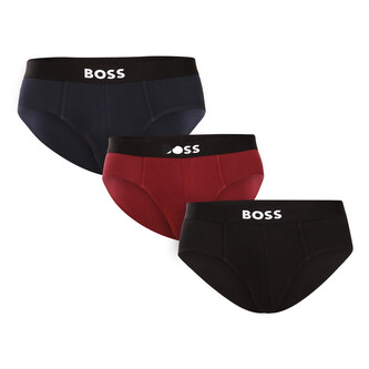 3PACK pánské slipy BOSS vícebarevné (50546561 981) M