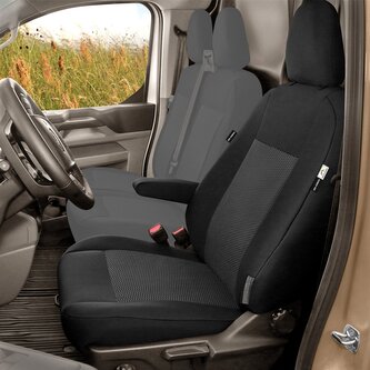 Přesné autopotahy Ford Transit Custom 2024- (řidič, loketní opěrky) Přesné autopotahy Ford Transit Custom 2024- (řidič, loketní opěrky)