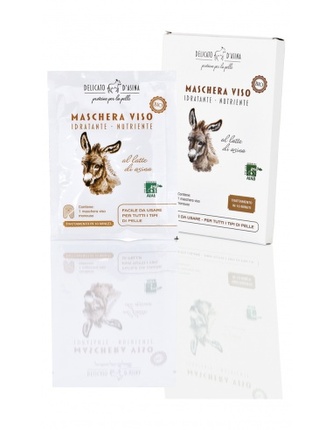 DELICATO D´ASINA: BIO pleťová maska s oslím mlékem 20ml TML K1982