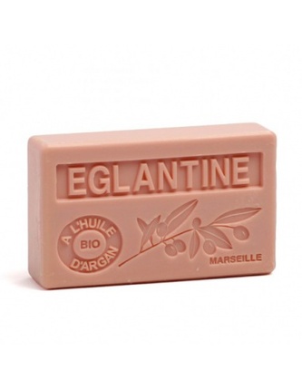 Mýdlo s bio arganovým olejem - Eglantine (Šípková růže) 100g TML F069