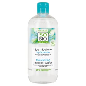 SO’BiO étic Voda micelární hydratační s Aloe vera BIO (500 ml) - obohacena o chrpovou vodu