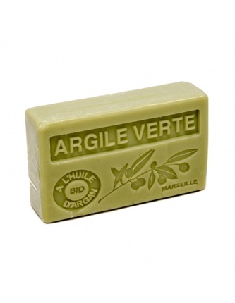 Mýdlo s bio arganovým olejem - Argile verte (zelený jíl) 100g TML F061