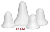 Dzwonek styropianowy 16 cm