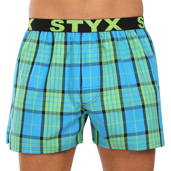 Pánské trenky Styx sportovní guma vícebarevné (B1102) XXL