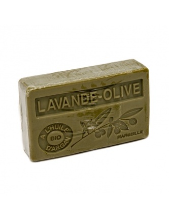 Mýdlo s bio arganovým olejem – Lavande/Olive (Levandule/Olivy) 100g TML F181