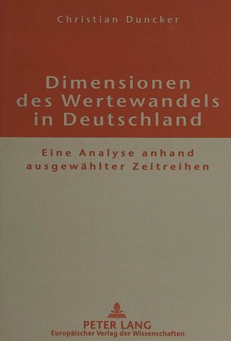 Dimensionen des Wertewandels in Deutschland