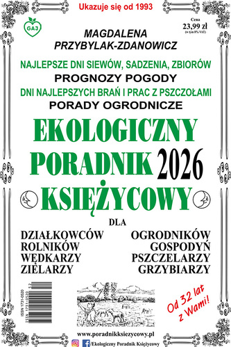 Ekologiczny poradnik księżycowy 2026