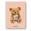 Teczka A4+ z gumką Teddies&Miś Boba Tea