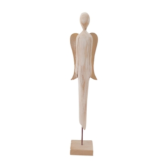 Dřevěný anděl 33,5 cm