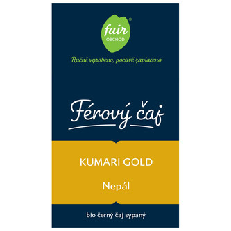 Fairobchod Bio černý čaj Kumari Gold z Nepálu sypaný, 40 g