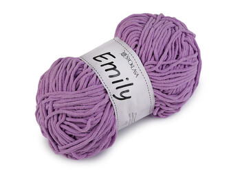 Pletací žinylková příze Emily 100 g - 1 ks - 25 fialová lila