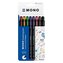 Tombow Fineliner MONO drawing pen set, 0,35mm - 8ks