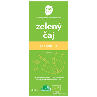 Fairobchod Bio zelený čaj Indie Dooars GT sypaný, větší balení Hmotnost: 400 g