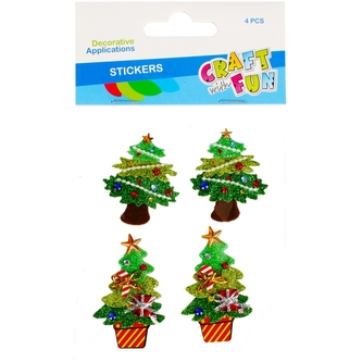 Ozdoba Eva Choinka 4 szt. Boże Narodzenie CRAFT WITH FUN 479982