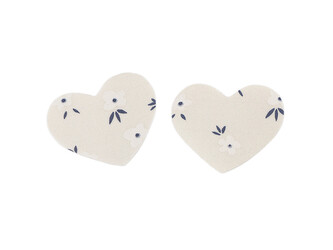 Nažehlovačka srdce - 10 ks - 1 béžová světlá