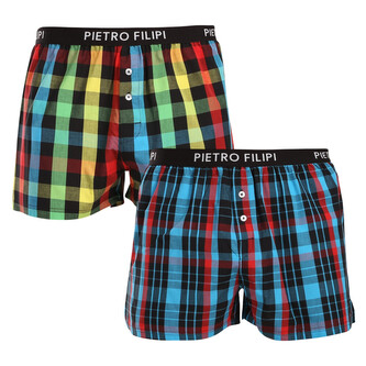 2PACK pánské trenky Pietro Filipi vícebarevné (2TC005) 5XL