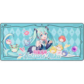 Akko x Hatsune Miku podložka pod myš a klávesnici