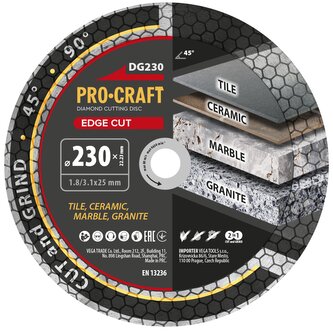 Diamantový kotouč Edge Cut Procraft DG230 | DG230
