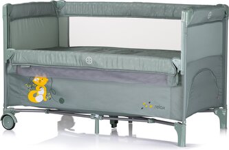 CHIPOLINO Postýlka cestovní se sklopnou bočnicí Relax Basil CHIPOLINO Postýlka cestovní se sklopnou bočnicí Relax Basil