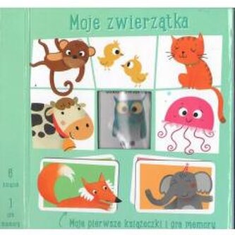 Moje pierwsze książeczki i memory - Zwierzątka