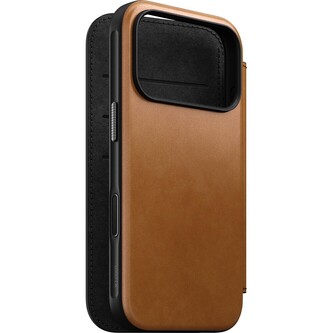 Nomad Modern Leather Folio, english tan - iPhone 2025 Pro