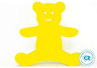 Marimex Deska plavecká Medvídek 340x290x38 mm - žlutá