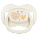 CANPOL 22/581 bei new Smoczek uspokajający silikonowy symetryczny 6-18 m-cy Newborn baby beżowy