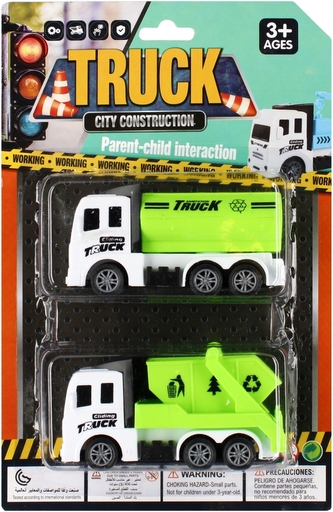 Auto ciężarowe Śmieciarka 2szt MEGA CREATIVE 526108