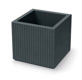 Květináč CORO SQUARE 40 cm - barva: grafit