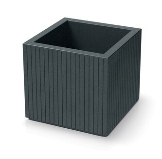 Květináč CORO SQUARE 40 cm - barva: grafit