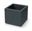 Květináč CORO SQUARE 40 cm - barva: grafit