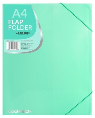 Teczka z gumką A4 Pastel mięta CoolPack, Patio