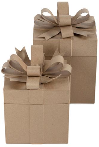 Pudełko prezentowe z kokardą, Decopatch