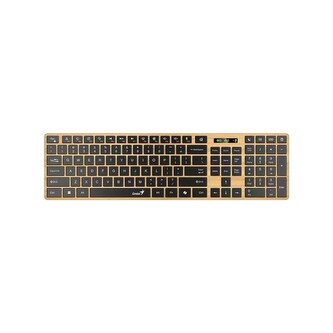 GENIUS Klávesnice Slimstar 7250BT, membránová, bezdrátová, béžová-černá GENIUS Klávesnice Slimstar 7250BT, membránová, bezdrátová, béžová-černá